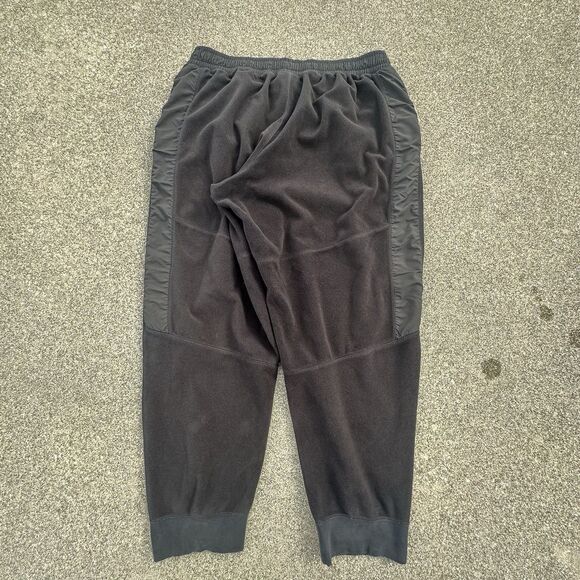 Nike Sportswear Club Polar Fleece Joggers Mens XXL Loose Fit Black Comfort Pants - Picture 8 of 8